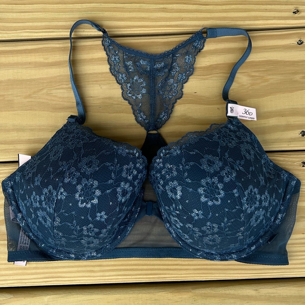 Deep teal Lace Racerback Victoria’s Secret Bra